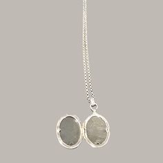 Nwot Sterling Silver Locket Necklace With 20” Chain Silver Oval Locket Necklace With Adjustable Chain, Sterling Silver Pendant Locket Necklace With Adjustable Chain, Sterling Silver Medallion Chain Necklace Gift, Everyday Silver Round Locket Necklace, Silver Round Locket Necklace For Everyday, Silver Chain Medallion Necklaces For Gifts, Silver Medallion Chain Necklace, Medallion Necklaces With Silver Chain For Gifts, Medallion Necklace With Silver Chain For Gifts