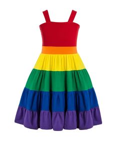 Get ready to make a colorful statement at your little one's birthday party with the Summer Girls Rainbow Birthday Party Dress from RuiKaJia! Made with COTTON for comfort and durability, this dress features beautiful embroidery and an England Style design. Perfect for all seasons and available in sizes for ages 3-8. Make it a memorable celebration with this knee-length dress. Estimated delivery time 14 Days-excluding weekends and holidays SPECIFICATIONS Brand Name: RuiKaJia Gender: Girls /Material: COTTON Age Range: 3-6y /Age Range: 7-8y Season: FOUR SEASONS /Dresses Length: Knee-Length Collar: Crew Neck /Sleeve Style: regular Sleeve Length(cm): sleeveless /Style: England Style Fit: Fits true to size, take your normal size /Built-in Bra: No Decoration: Embroidery /Department Name: Children Rainbow Summer Dress For Playtime, Rainbow Summer Dresses For Playtime, Summer Rainbow Playtime Dress, Rainbow Cotton Dress For Playtime, Rainbow Cotton Playtime Dress, Rainbow Princess Dress For Spring, Summer Rainbow Dress For Dress-up, Rainbow Dress For Summer Dress-up, Fun Rainbow Dress For Playtime