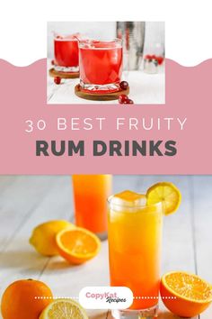 the best fruity rum drinks to drink this summer and make your own cocktails