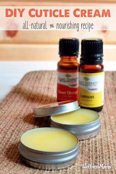 Natural Cuticle Cream (DIY Recipe) | Wellness Mama Cuticle Oil Diy, Wellness Mama, Diy Lotion, Creme Anti Age, Homemade Diy, Homemade Remedies