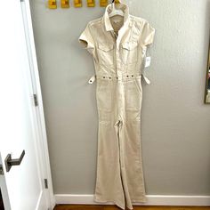 Bone Colored Jumpsuit Colorful Jumpsuit, Bone Color, Good American, Pant Jumpsuit, Pants For Women, Jumpsuit, Pants, Women Shopping, Color