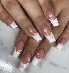 Pink Acrylic Nails, Fire Nails, Classy Nails, Funky Nails, Pretty Acrylic Nails, Summer Nail