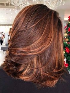 Highlights With Auburn Hair, Hair Color Ideas For Curly Hair Ombre, Brown Highlights Silk Press, Red Amber Hair, Copper Balayage Black Women, Fall Silk Press, Cajun Spice And Cinnamon Hair Color, Brown Silk Press Natural Hair, Autumn Hair Color Auburn