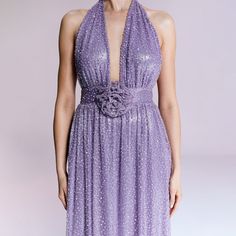 Sensual yet sophisticated, this maxi dress is crafted from rhinestone fabric and has a backless cut, making it a must-have for every elegant party and special occasion. handmade in Turkey Composition: 100% PES Embellished Fitted Backless Evening Dress, Gala Backless Dress, Gala Dress With Back Opening For Party Season, Evening Party Dress With Back Opening, Glamorous Backless Evening Dress With Back Opening, Glamorous Backless Dress For Gala, Luxury Evening Dress With Back Opening For Gala, Dress With Back Opening For Gala During Party Season, Chic Embellished Maxi Dress For Prom