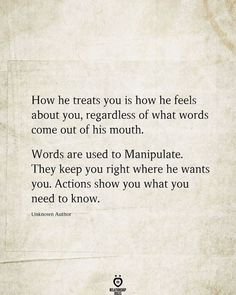 an old paper with the quote how he treats you is how he feels about you regardless of what words come out of his mouth