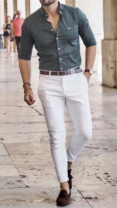 Outfit Guys, Formal Dresses For Men, Mens Business Casual Outfits, Formal Men Outfit, Mens Summer Outfits, Mens Fashion Blazer, Mens Casual Outfits Summer, Trendy Mens Fashion, Men Fashion Casual Shirts