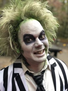 Mens Beetlejuice Makeup, Beetlejuice Mens Makeup, Beetlejuice Makeup Male, Beetlejuice Makeup Kids, Beetlejuice Halloween Makeup