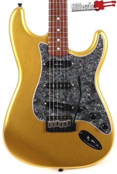 All Music Inc. Custom Fender Gold Sparkle Electric Guitar Custom Fender, Music Page, Music Business, Gold Sparkle, Music Store, All Music, Bag Sale