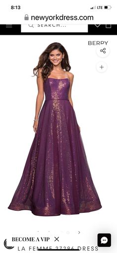 Dresses Sequin, Purple Prom Dress, Prom Dress Stores, Sequin Prom Dress, Prom Dress Styles, Prom Style, Designer Prom Dresses, Prom Designs