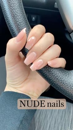 Unghie Sfumate, Neutral Nails, Minimalist Nails, Classy Nails, Chic Nails