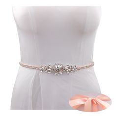 Our Bridal Crystal Rhinestone Sash adds unforgettable sparkle to your bridal look. Crafted with shimmering crystal rhinestones, it will make a stunning statement with any wedding dress. Perfect for formal events too! Elegant Bedazzled Wedding Sash, Crystal Embellished Bridal Belt, Formal Crystal Sash With Rhinestones, Formal Crystal Sashes With Rhinestones, Silver Rhinestone Bridal Belt For Prom, Crystal Bridal Belt With Sashes For Party, Formal Crystal Rhinestone Sash, Silver Crystal-embellished Bridesmaid Sash, Glamorous White Bridal Belt For Wedding