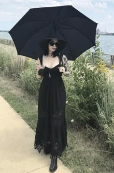 Southern Gothic Fashion, Summer Goth Outfits, Witch In The Woods, Goth Outfit Inspo, Dark Boho, Goth Outfit, Summer Goth, Goth Look, Goth Steampunk