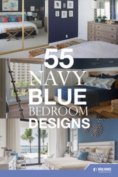 NAVY BLUE BEDROOM IDEAS Blue Bedroom Ideas For Couples, Bedroom Ideas For Couples Romantic, Navy Blue Bedroom Ideas, Navy Blue Bedroom, Blue Bedroom Ideas, Navy Blue Bedrooms, Blue Bedroom Design, Fresh Bedroom, Bedroom Ideas For Couples