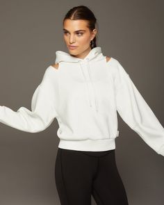 Carve Hoodie Designer Activewear, Fitness Outfits, Neoprene Fabric, Golf Dresses, Short Sleeve Hoodie, Activewear Brands, Performance Leggings, Athleisure Wear, Shoulder Cut