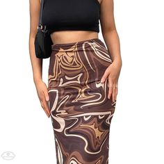 Club Skirts, Printed Long Skirt, High Waist Long Skirt, Floral Print Midi Skirt, Cheap Skirts, Wrap Around Skirt, Printed Skirt, Long Skirts For Women, Floral Print Midi Dress