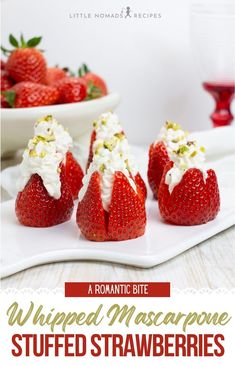 Looking for an easy, elegant dessert? These Whipped Mascarpone Stuffed Strawberries are creamy, light, and absolutely irresistible! Perfect for parties, brunch, or a quick sweet fix. 🍓✨ Save this recipe now! #EasyDesserts #NoBakeTreats #StrawberryLover