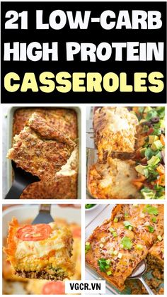 21 low carb high protein casseroles