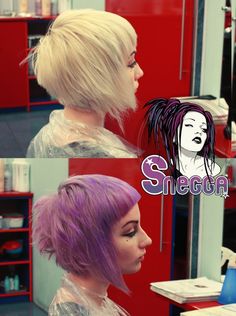 Unusual Hairstyles, Types Of Hair Color, Short Curly Pixie, Goth Hair, Dyed Hair Inspiration, Emo Hair, Hair Advice, Hair Stylies