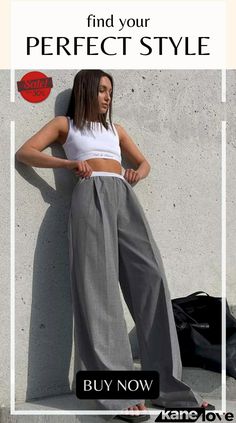 Solid Color Wide Leg Blazer Long Pants Long Pants, Elevate Your Style, Your Style, Womens Bottoms, Wide Leg, Pants For Women, Solid Color, Blazer, Free Shipping