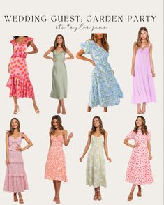 the wedding guest garden party dresses