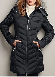 ad eBay - EDDIE BAUER SUN VALLEY HOOD GOOSE DOWN PARKA TRENCH COAT JACKET GRAPHITE M $269 - Buy Now, click the link (eBay) Sun Valley, Parka Coat, Down Parka, Eddie Bauer, Womens Vest, Vest Jacket, Parka, Coats For Women, Trench Coat