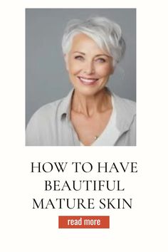 How to have beautiful mature skin #skincare #skin #antiaging #beautifulskin Strengthening Hair, Anti Aging Skin, Lean Muscle Mass