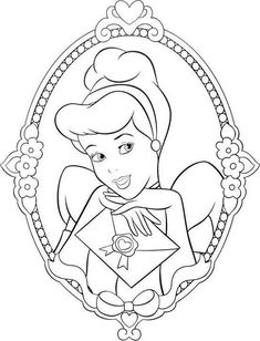 the princess from disney's little mermaid coloring page with an image of her holding a diamond