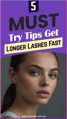 Get longer lashes fast with these 10 must-try tips! 🌿 Boost your lash growth naturally and quickly with easy, effective methods. 💆‍♀️✨ Click to discover how to get stunning lashes now! #LongLashes #EyelashGrowth Lash Growth Tips, Castor Oil On Eyelashes, Eyelashes Care, Lash Education, Castor Oil Eyelashes, Longer Lashes, Eyelash Tips, Eyebrow Growth, Lash Growth