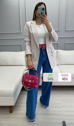 Wide Leg Outfit, Looks Jeans, Business Outfits Women, Casual Hijab Outfit, Business Casual Outfits For Women, Fashion Victim, Night Out Outfit, Casual Chic Outfit, Fashion Mistakes