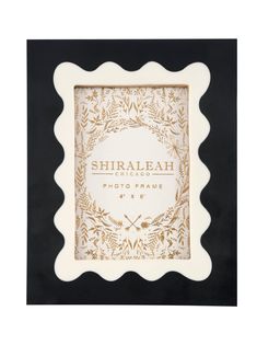 Shiraleah Roma Wave 4 X 6 Picture Frame, Black Picture Frame Black, 4x6 Frames, Glass Shield, 4x6 Picture Frames, Chicago Photos, Neutral Color Scheme, Christmas Frames, Table Display, Image Frame