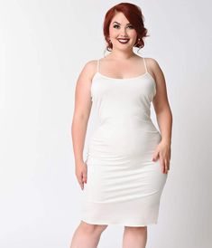 Unique Vintage Plus Size Short Ivory Stretch Slip Plus Size Flapper Dress, Sweater Song, Dresses Materials, Vintage Brand Clothing, Flapper Dresses, 1920s Outfits, Outfits Unique, Vintage Plus Size, Easy A