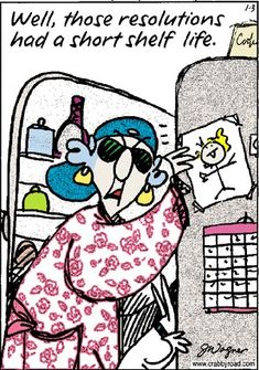 a cartoon drawing of a woman looking in the refrigerator