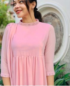 Shifon Churidar Models, Umbrella Kurti Design Pattern, Churidhar Models Latest Party Wear, Anarkali Kurti Designs Latest, Latest Churidar Designs, Georgette Churidar Design, Georgette Kurtis Designer Latest, Churidhar Models Latest, Umbrella Kurti Design