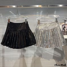 Olivia Mark - Shimmering Pleated Skirt for Kids with Sparkling Sequins and Anti-Slip Design Skirt For Kids, Plaid Wrap Dress, Skirts For Kids, Childrens Clothing, Half Skirt, Fashion Korean, Long Sleeve Bodycon, Long Sleeve Bodycon Dress, Skirts With Pockets