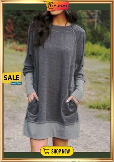 Cotton-blend Long Sleeve Casual Knitting Dress Casual Plain Dresses For Winter, Casual Plain Winter Dress, Casual Soft Knit Dress, Casual Knitted Sweater Dress Knee-length, Casual Knitted Knee-length Sweater Dress, Casual Long Sleeve Knitted Dress, Casual Knitted Mini Sweater Dress, Casual Long Sleeve Knit Sweater Dress, Solid Color Knit Dress With Crew Neck