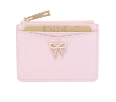 Bow Applique, Pearl Bow, Cute Wallets, Girly Bags, Pink Girly Things, Girly Accessories, Pearl Leather, Birthday Wishlist, Pretty Bags