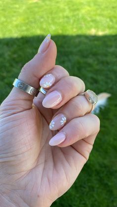 Hard Gel Nails, Daisy Nails, Cute Gel Nails, Toxic Free, Shellac Nails, Neutral Nails, Dipped Nails, Pretty Acrylic Nails, Chic Nails