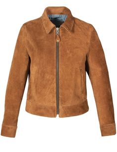 Women's Cow Suede Trucker Jacket 375W Scotch And Soda Women Jackets, Classic Suede Leather Jacket With Zipper, Classic Suede Outerwear With Zipper Closure, Suede Trucker Jacket, Women Trucker, Factory Tours, Super Secret, Antique Brass Hardware, Secret Sale