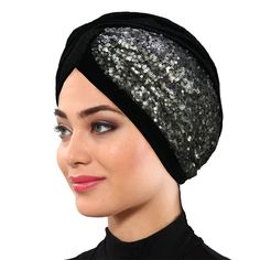 Shipping takes a week to US and 3 days to EU AFTER PROCESSING TIME.Some items are ready to ship.ı will send them the day after Feminine and stylish Stunning sequin turban 95% polyester; 5% spandex sequin fabric Care;Hand wash without tightening. Sparkle in the sunshine, sparkle in the disco light. This hat is very comfortable and easy to wear. The turban is very stretch and comes in one size. Fits an adult hat. Hand washable; please air dry. Very easy to wear and very practical This item will be Black Headband Turban For Party, Black Party Turban Headband, Sequin Turban, Turban Mode, Seashell Headband, Scottish Hat, Silver Hat, Velvet Turban, Turban Hijab