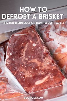 how to defrost a brisket tips and techniques on how to do it safely