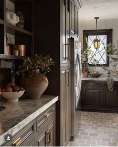 a kitchen filled with lots of counter top space