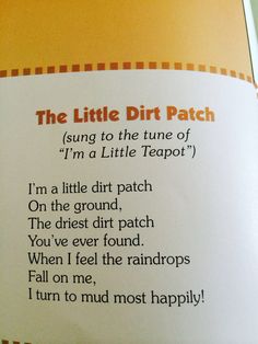 the little dirt patch book is open to show instructions for how to put it in