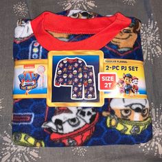 Brand New Pj Set Shirt And Pants *From Smoke Free House *Size 2t Paw Patrol Pajamas, Paw Patrol Movie, Boys Pjs, Boys Sleepwear, Fleece Pajamas, Sleepwear Sets, Front Bottoms, Kids Pajamas, Pj Sets