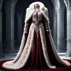 Playground - Asgardian princess gown Asgardian Princess, Winterfell Dress, Stark Dress, Gala Fashion, Angel Outfit, Princess Gown