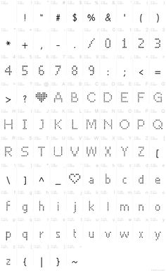 some type of font and numbers that are all in different languages, with the letters on each