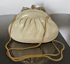 Finesse White Purse Karung Multi Jeweled Clutch Crossbody Bag VTG Dolphin  | eBay Cream Evening Shoulder Bag, Cream Crossbody Clutch For Evening, Evening Cream Crossbody Clutch, Cream Pouch Shoulder Bag For Evening, Cream Evening Clutch Bag, Beige Crossbody Bag For Evening, Cream Shoulder Bag For Evening, Cream Shoulder Evening Bag For Formal Occasions, Cream Formal Evening Shoulder Bag