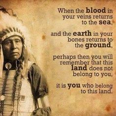 Native American Proverb