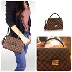 Fake Christians, Damier Ebene, Vuitton Bag, Lv Bag, Fashion Outfit, Cowhide Leather, Louis Vuitton Damier