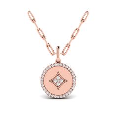 Symbolic charms to cherish offering luck, protection , and elegantly capturing the true essence of who you are The Amuleta 14K Center Star Diamonds and Bezel Pendant Necklace would be a beautiful addition to any jewelry collection. Available options include 14K Rose, White & Yellow Gold. Rose Gold Diamond Necklace With Charms, Symbolic Rose Gold Round Jewelry, White Gold Star Charm Round Pendant, White Gold Jewelry With Star Charm Round Pendant, Fine Jewelry In Rose Gold With Star Charm, White Gold Round Pendant With Star Charm, Fine Jewelry With Diamond Markers In 14k Gold, Fine Jewelry Rose Gold With Star Charm, Fine Jewelry Rose Gold Star Charm