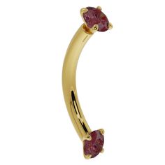 Likely due to their stunning red tone, rubies have been known for their passion and power. A gemstone of the wealthy, it radiates royalty and grandeur. Even in a dainty gemstone such as the genuine ruby found in this curved barbell exudes a feeling of fervor. The stunning red tone of the ruby combined with the prong setting makes this piece one that refuses to be ignored while remaining subtle and understated. Genuine natural gemstones 2mmRound Diamond-cut AA quality Ruby 3mm Round Diamond-cut A Gold Plugs, Eyebrow Jewelry, Gold Nose Hoop, Diamond Nose Ring, Daith Piercing Jewelry, Nose Piercing Jewelry, Eyebrow Piercing, Sapphire Studs, Piercing Ring